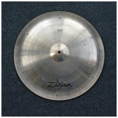 Image 1 - Zildjian 20" 1980s Swish with 6 rivets 1600g - 2nd Hand